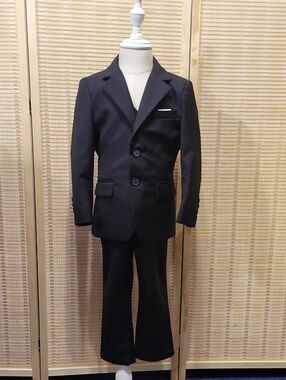 Yuan Lu 3 piece Suit - Black - 4T